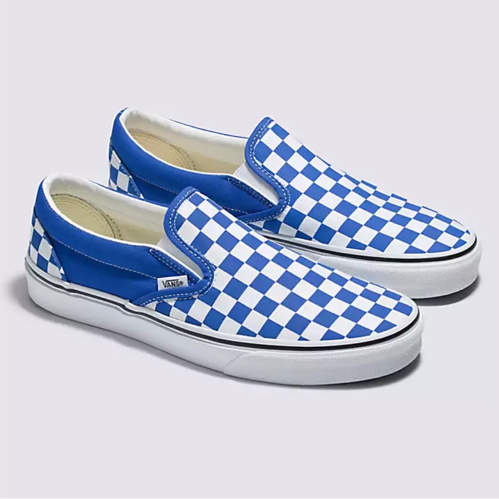 Vans Classic Checkerboard  Slip On Unisex Shoes Women’s Sz 8.5
